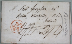 Letter from Count de Bournon addressed to Robert Ferguson.